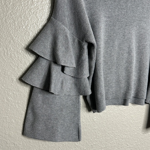 Altar'd State Ruffle Sleeve Sweater Size Small - Picture 5 of 5